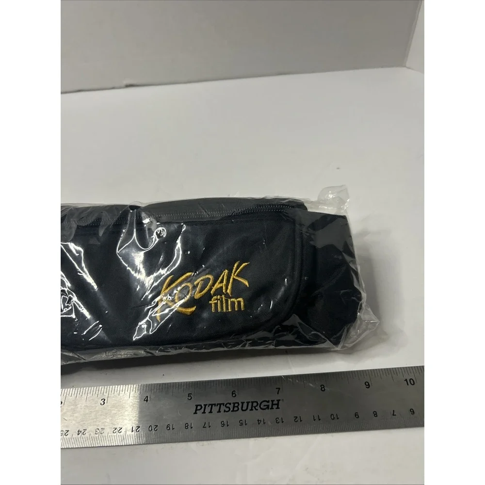Vintage Kodak Film Fanny Pack Adjustable Hip Pack 3 Zipper 1990s Retro New